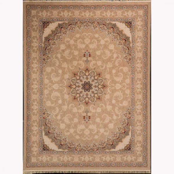 فرش ماشینی درباری کد ۵۱۴۱ نسکافه ای