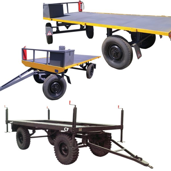 Two-axle trailer floor