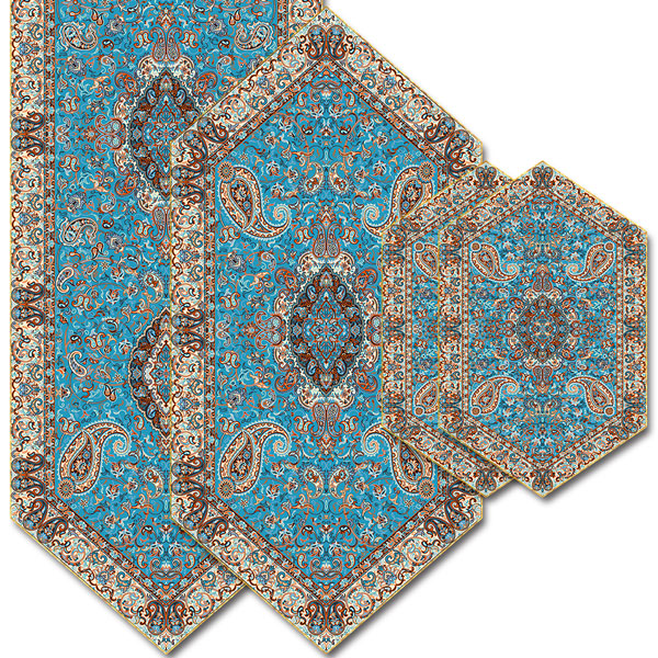 سری چهار تکه ترمه طرح سالار کد 807