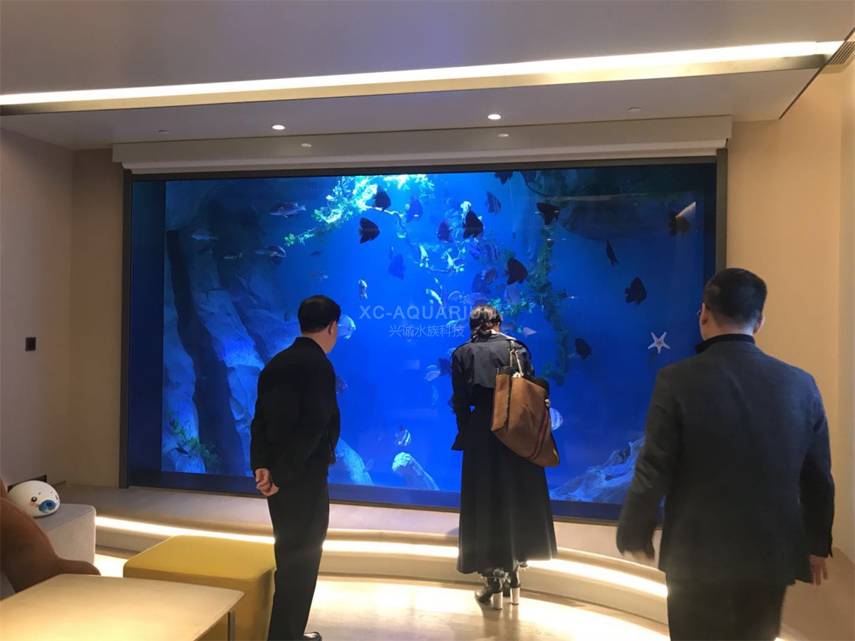 Hotel acrylic fish tank