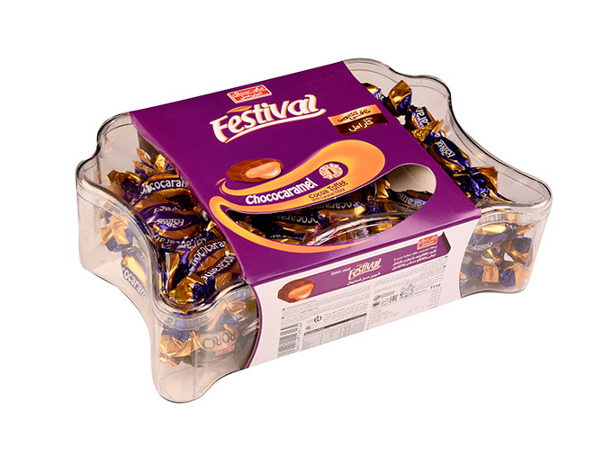 تافی فستیوال مغزدار کارامل کریستال