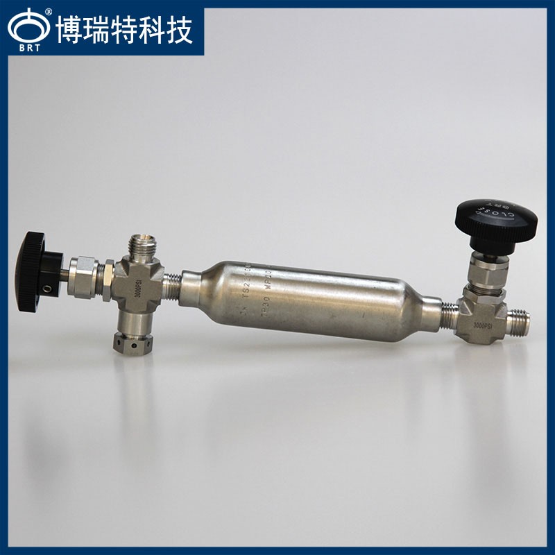 Double-Ends Seamless Body Sample Cylinder with PTFE Coating