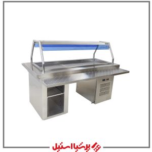 بوفه سرد و گرم استيل