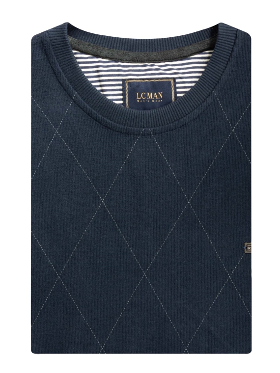 پلیور ساده ال سی من مدل 10200405231-سرمه‌ای