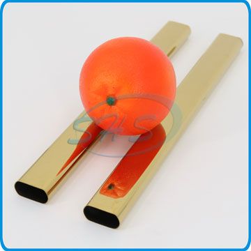 Stainless Steel Pipe with Titanium-Plated for Five-star Hotels