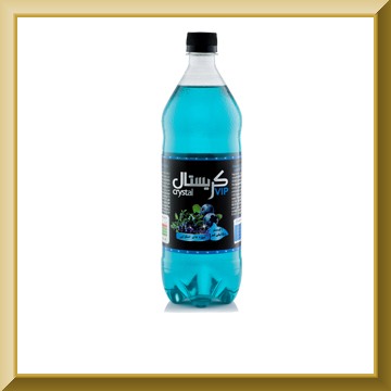 1 liter Blue Air carbonated drink