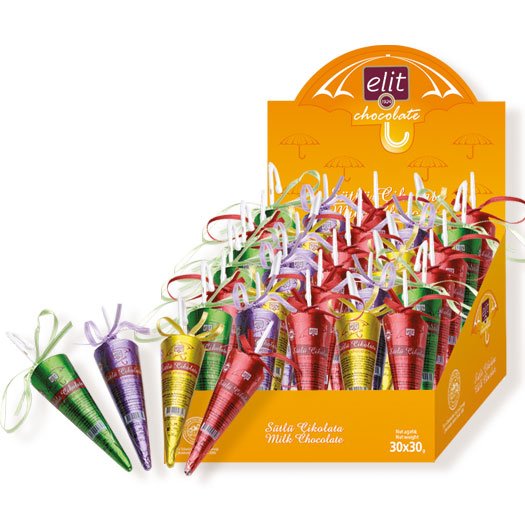  شکلات شیری چتری 