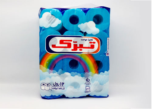 دستمال توالت 3لا 12 قلو