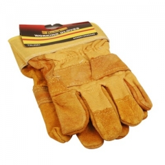 FORGE® Leather Jointed Palm Working Gloves