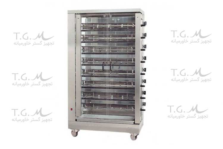 Roast chicken rotisserie machine