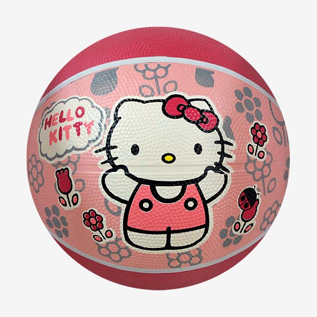 توپ بسکتبال لاستیکی سایز5(طرح هلو کیتی)
