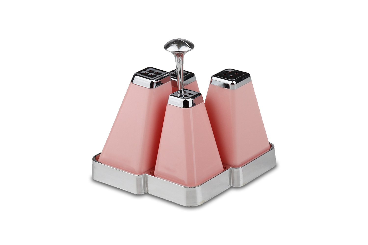 نمکدان پایه دار چهارتایی