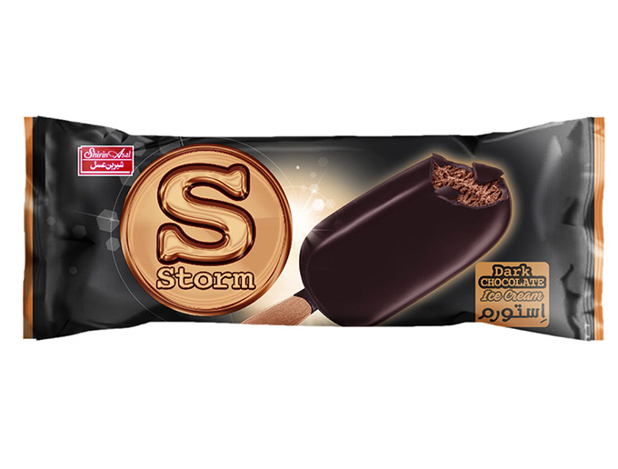 بستنی استورم کاکائویی شکلات دارک
