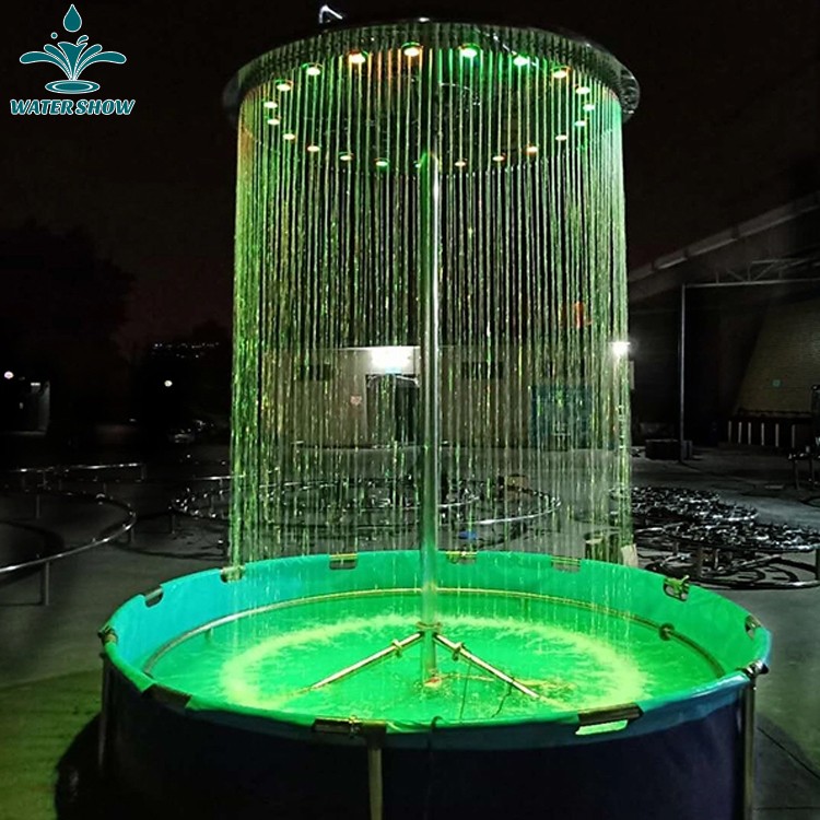 پرده باران آب