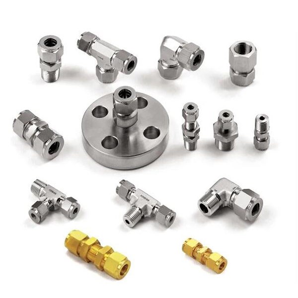 Stainless Steel Tube Fittings Adapters for Straights Elbows T-Union Crosses