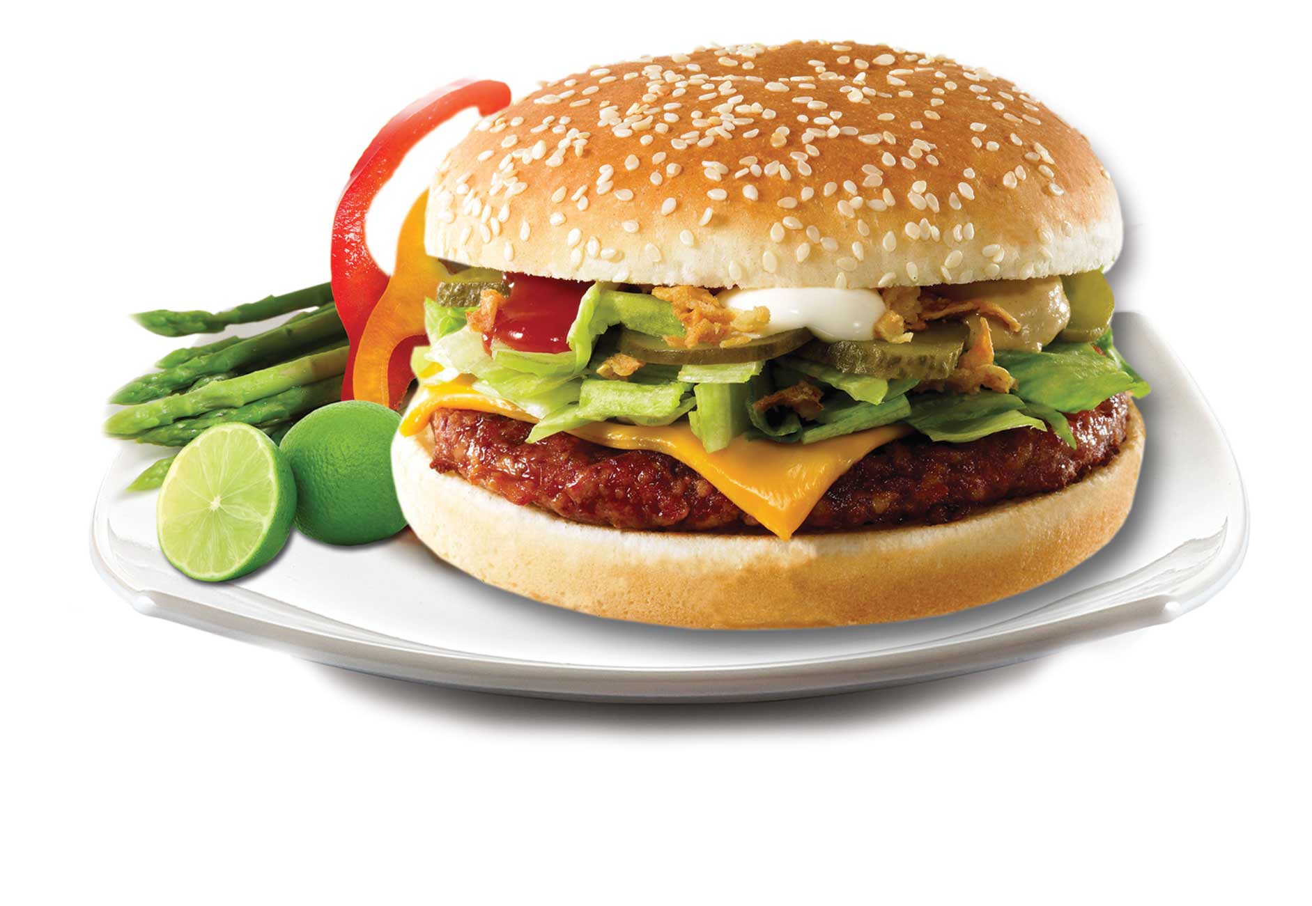 همبرگر معمولی 30%