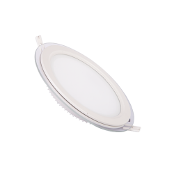 چراغ سقفی دورشیشه‌ای گرد 12 وات