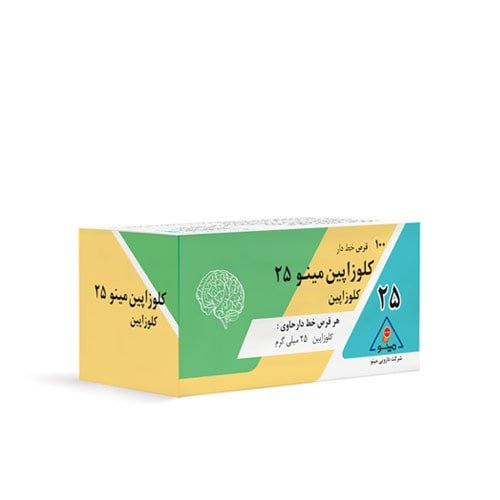 قرص کلوزاپین 25