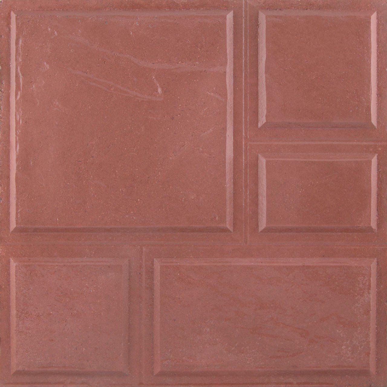 کفپوش بتنی آلتون (آنتیک) قرمز ابعاد 40*40 ضخامت 4.0cm & 5.0cm