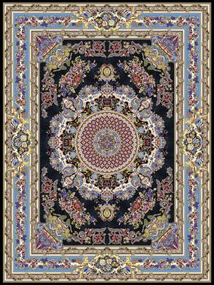 فرش 1200 شانه طرح فلورا