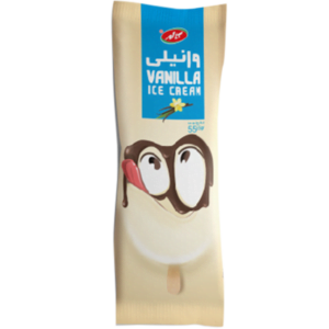 بستنی چوبی وانیلی اکسترودری