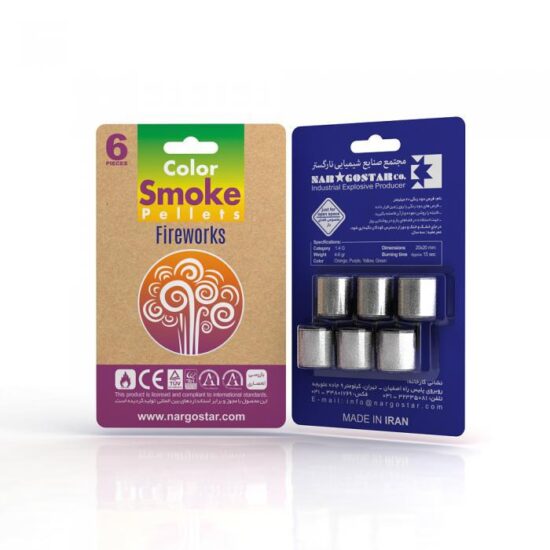 قرص دود رنگی ۶عددی