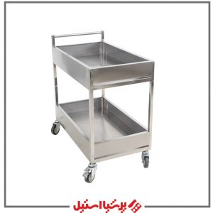 ترولی 2 طبقه گود استیل