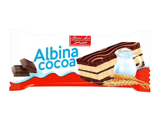 Two-color vanilla cocoa cake Albina 