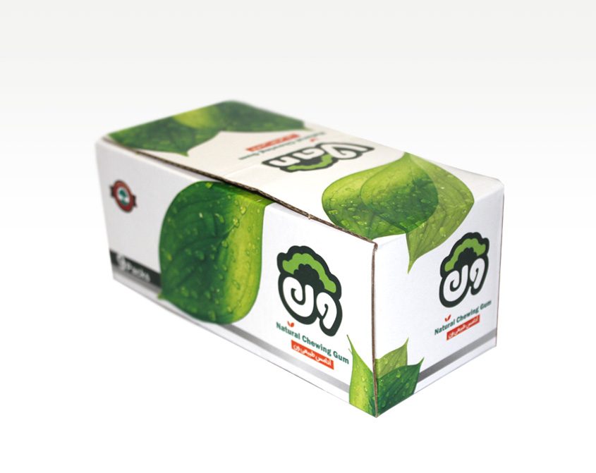 آدامس طبیعی جعبه مقوایی 9 بسته 12 عددی242 گرمی