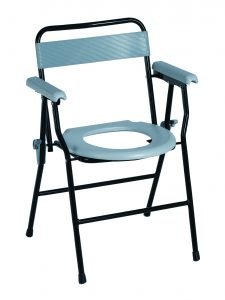 Steel commode chair CA699