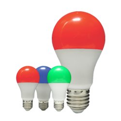 لامپ ال‌ای‌دی حبابی رنگی 9 وات