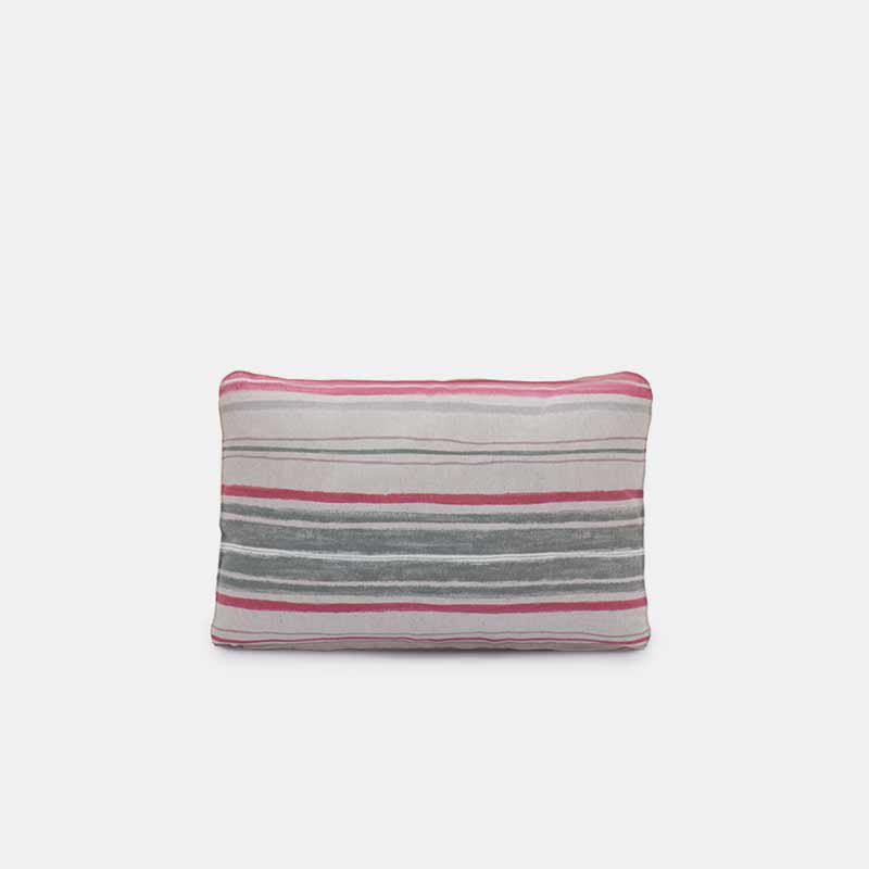 کوسن طرح دار زیپ دار 35در55 نخی