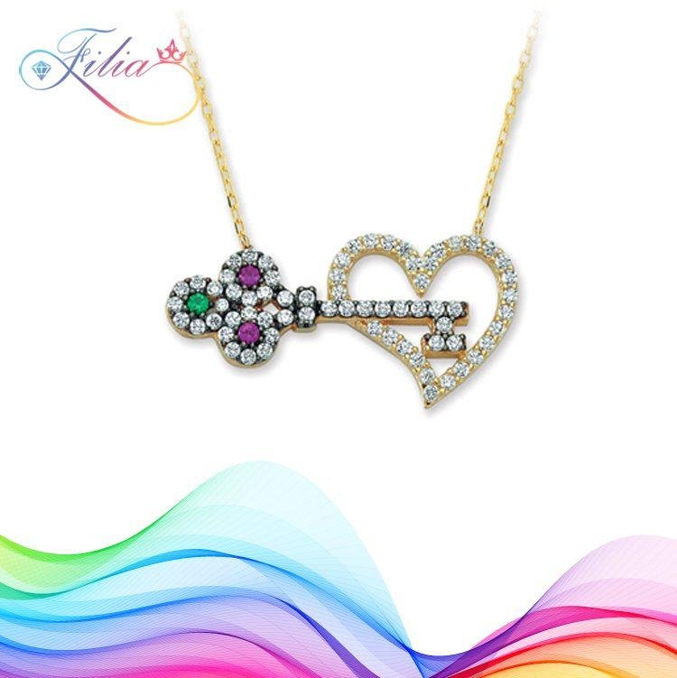 گردنبند طلا 18k-750