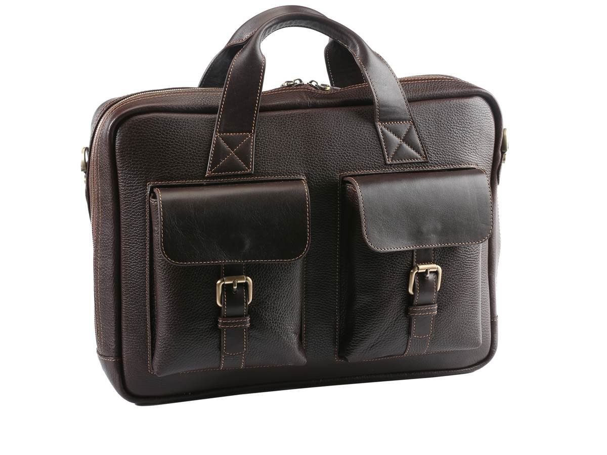 Natural leather sports office bag model DL49