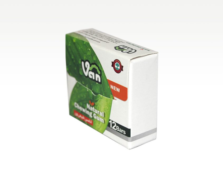 آدامس طبیعی جعبه مقوایی 12 عددی27 گرمی