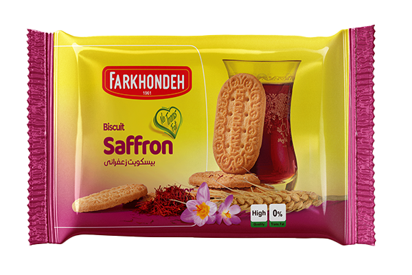 بیسکویت زعفرانی ۳۵۰ فرخنده