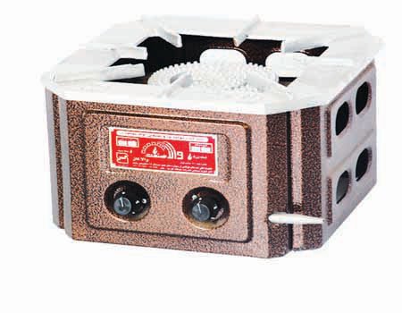 Two-burner Italian cast iron rice cooker