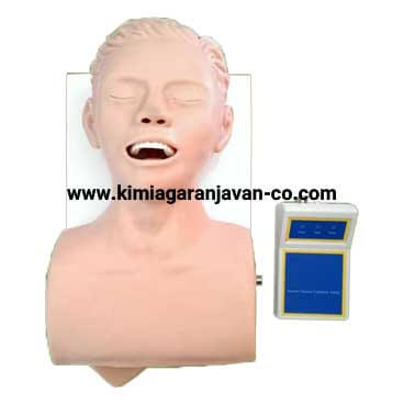 مانکن لوله گذاری نای بزرگسال با گاید