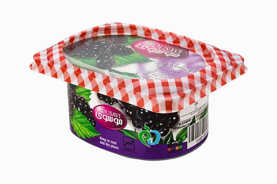 مربای پلاستیکی شاه توت