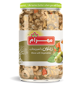 زیتون با سبزیجات مدیترانه ای