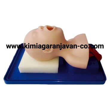 مانکن لوله گذاری نای نوزاد