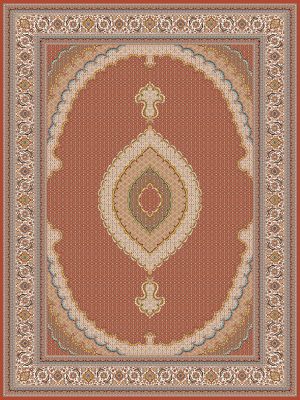 فرش 700 شانه طرح ریز ماهی سلطان