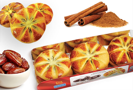 شیرینی مخصوص با مغزی خرما شاتو