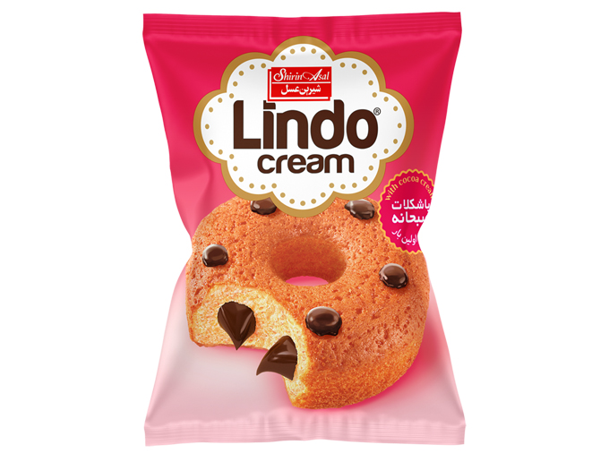 Cocoa cream nut cake Lindo