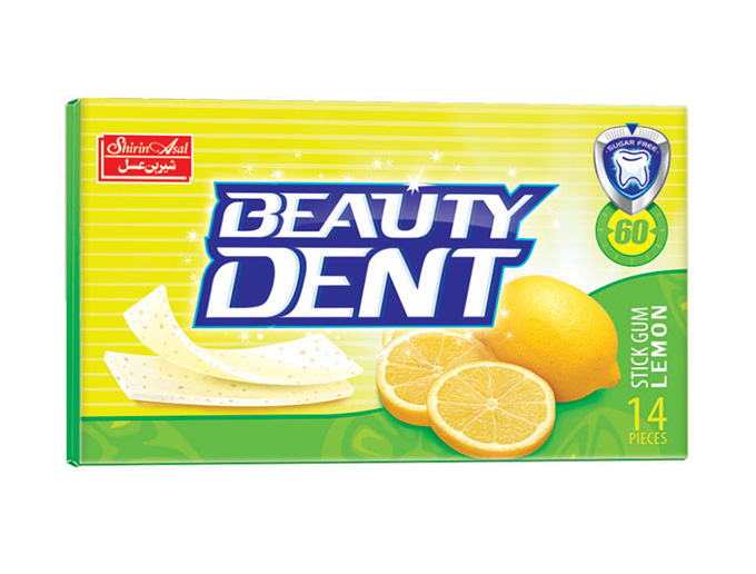 آدامس استیک بیوتی دنت 14 عددی لیمو