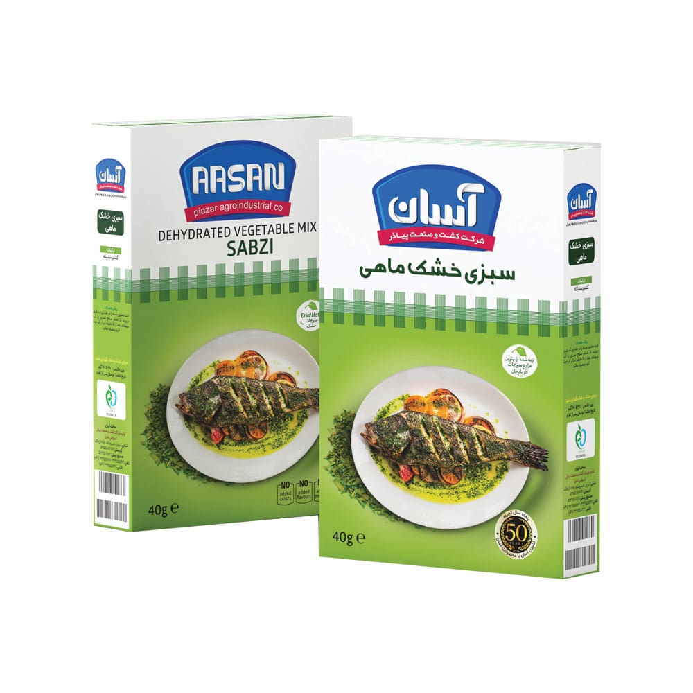 سبزی خشک ماهی آسان