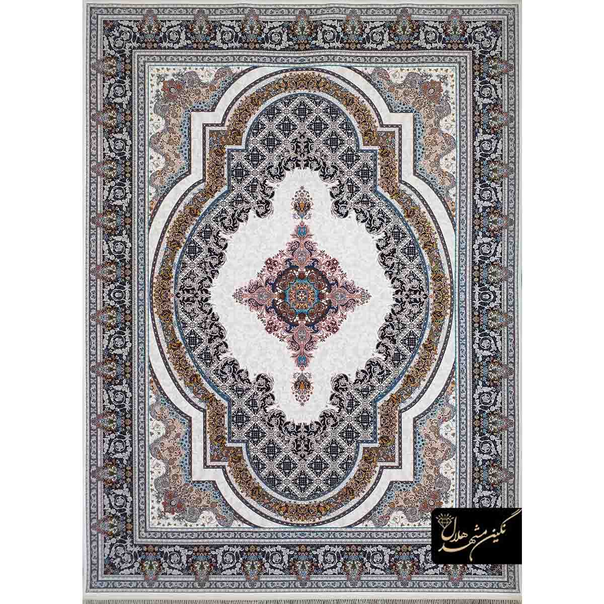 فرش ماشینی طرح زرنقش