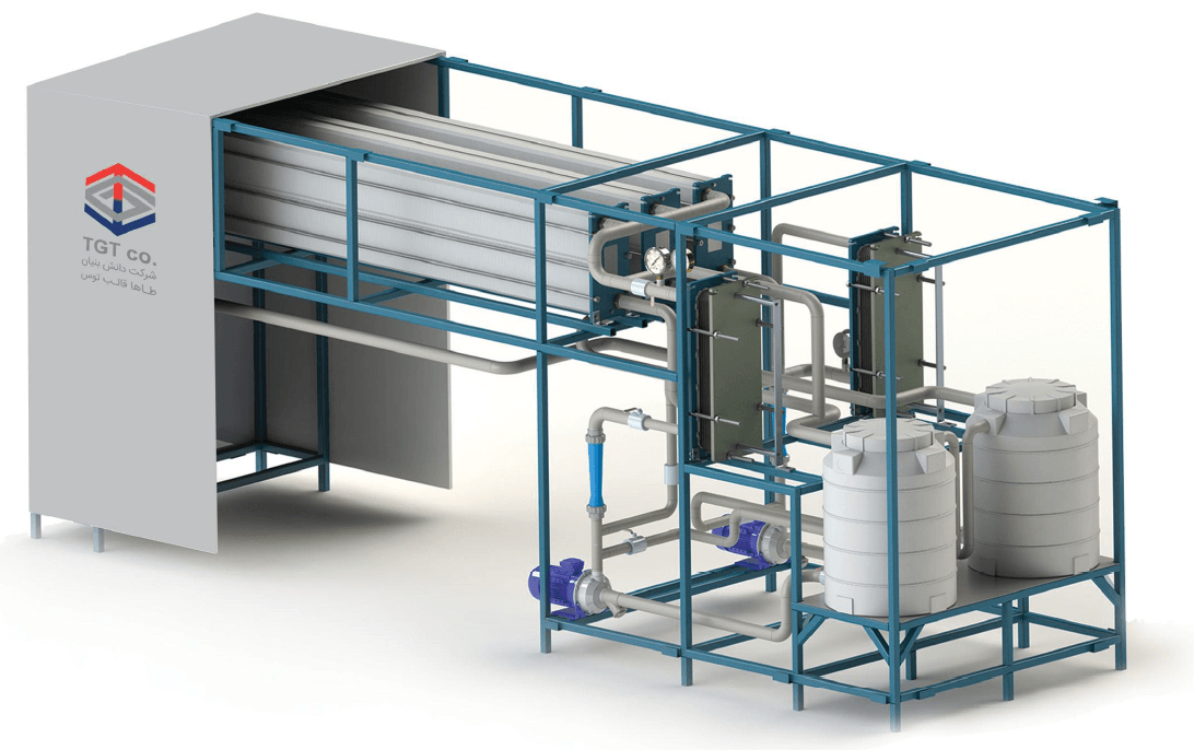 سیستم تصفیه آب و پساب (DCMD)