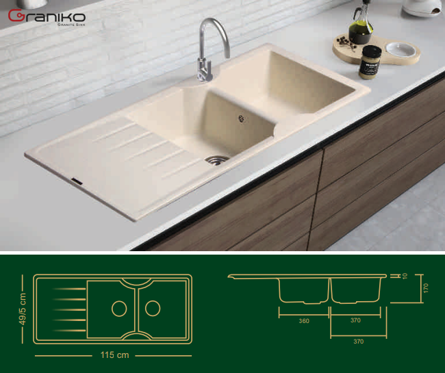 سینک گرانیتی G950