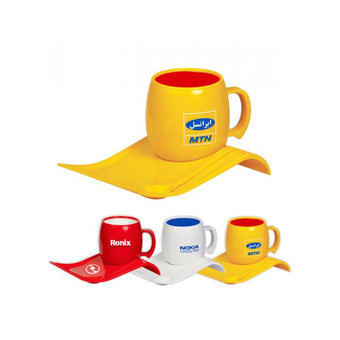 ست لیوان و زیر لیوانی تبلیغاتی کد 7159